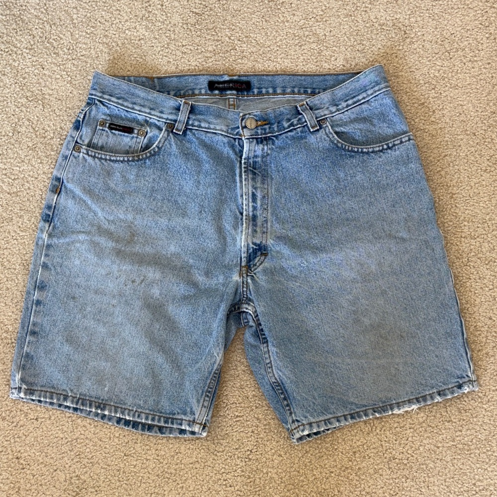 Perry Ellis Light Blue Jean Shorts
